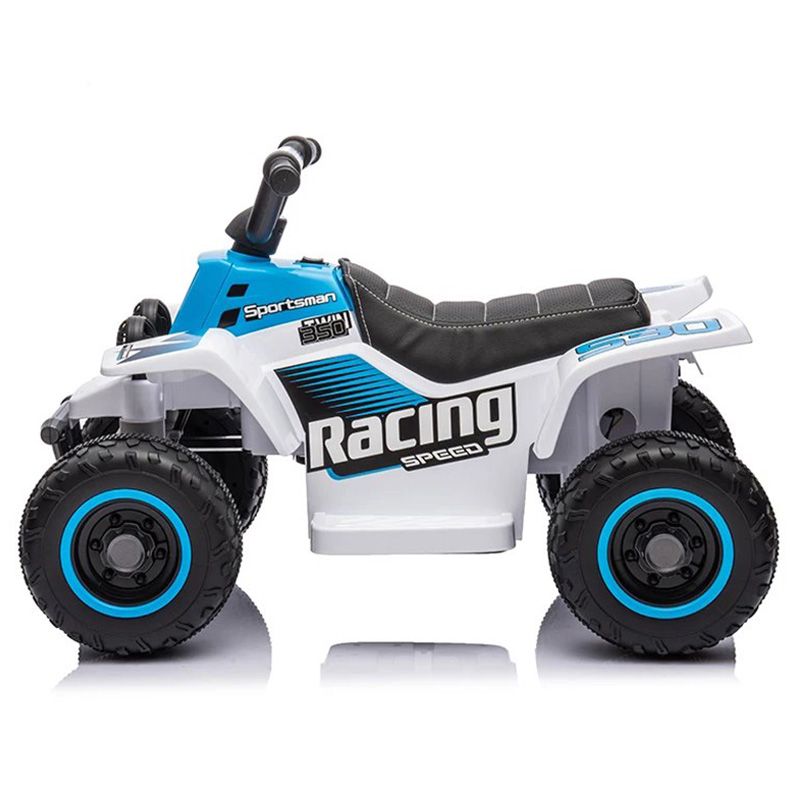 Amsham - Kids Quad Bike - White - 6V