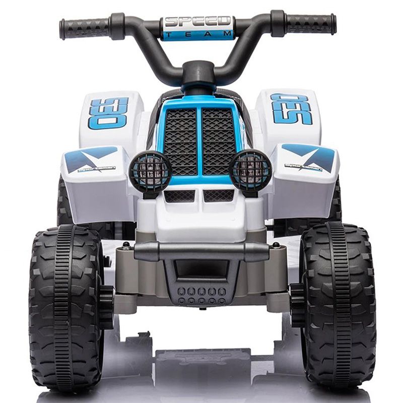 Amsham - Kids Quad Bike - White - 6V