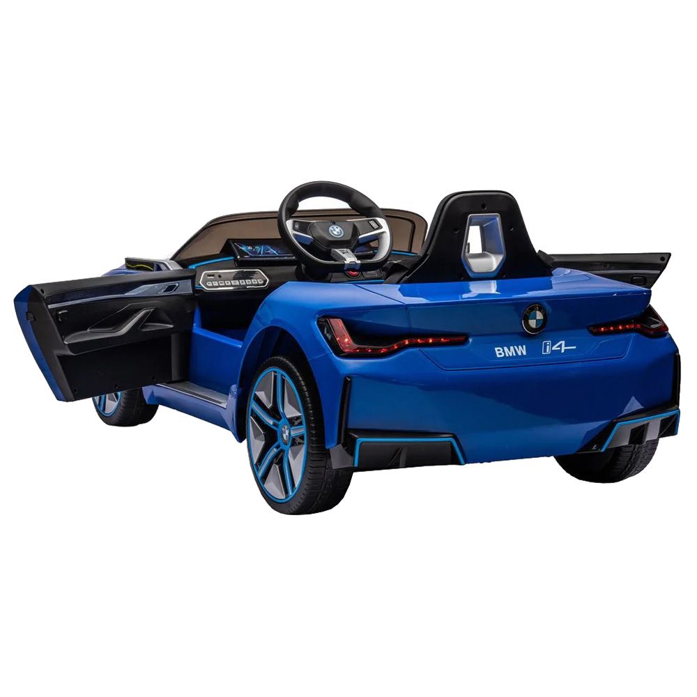 BMW - I4 Kids Rideon Car - Blue - 12V