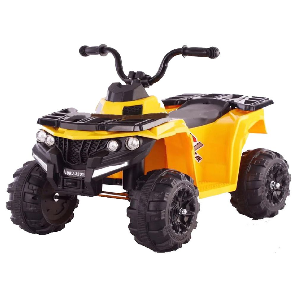 Amsham - Kids Mini Quad Bike Atv - Yellow - 6V