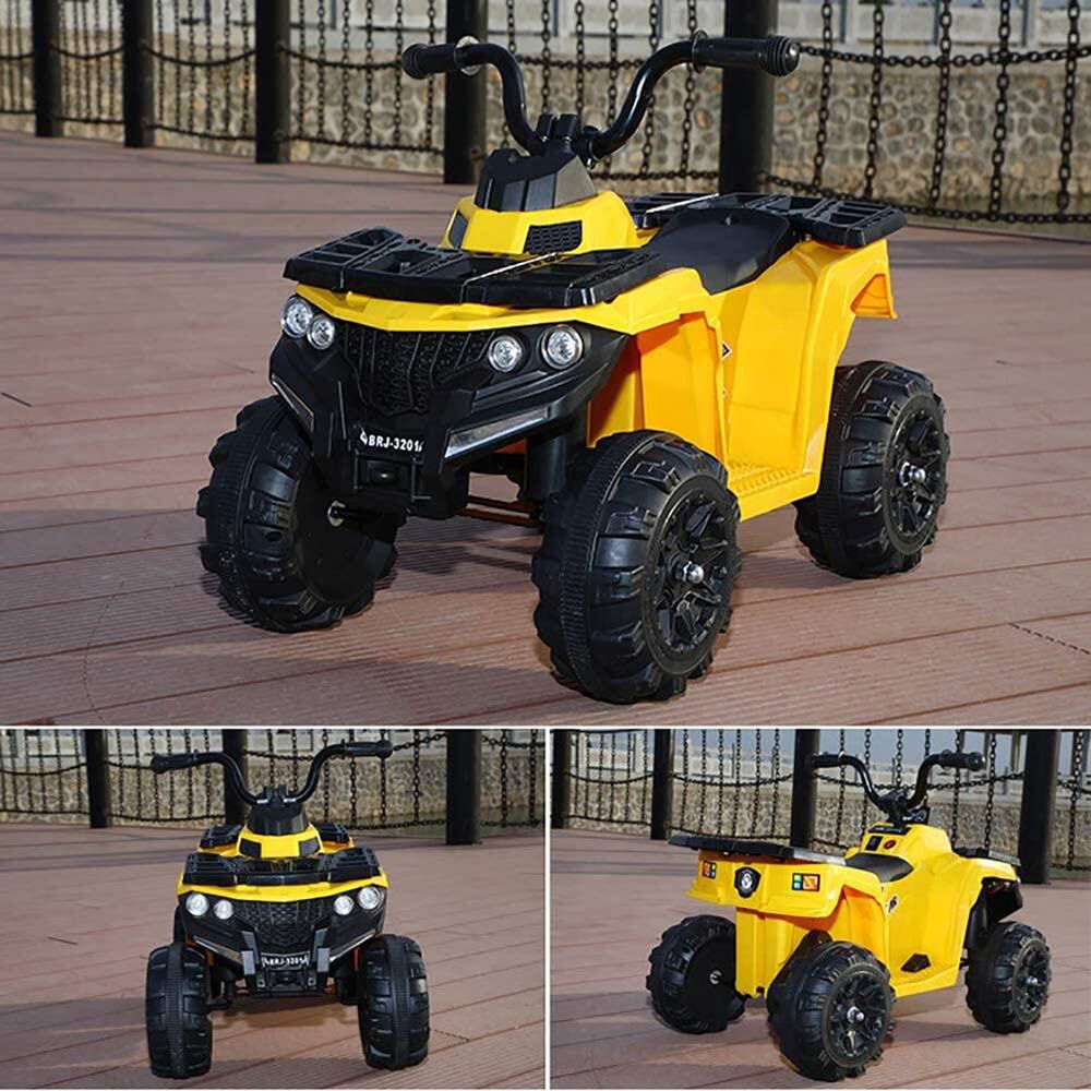 Amsham - Kids Mini Quad Bike Atv - Yellow - 6V