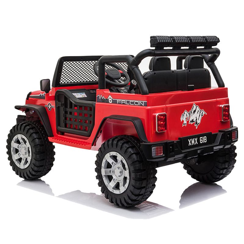 Amsham - Kids Electric Ride-On Jeep - Red - 12V