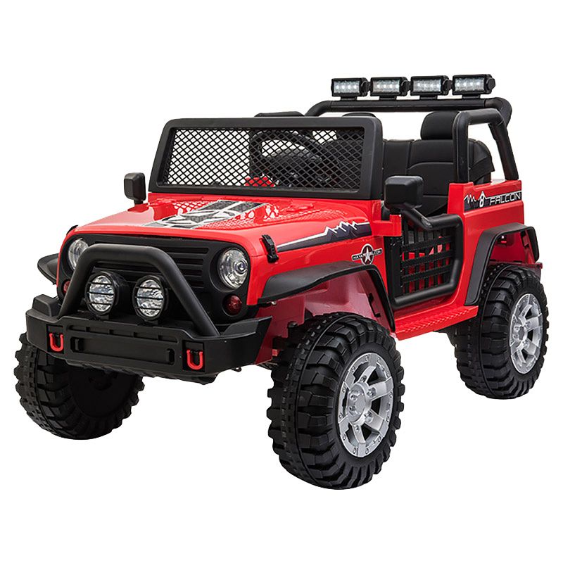 Amsham - Kids Electric Ride-On Jeep - Red - 12V