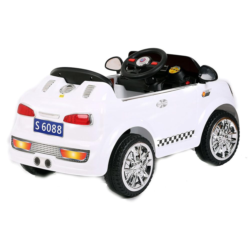 Factual Toys - Electric Ride-On Car - 6V - White