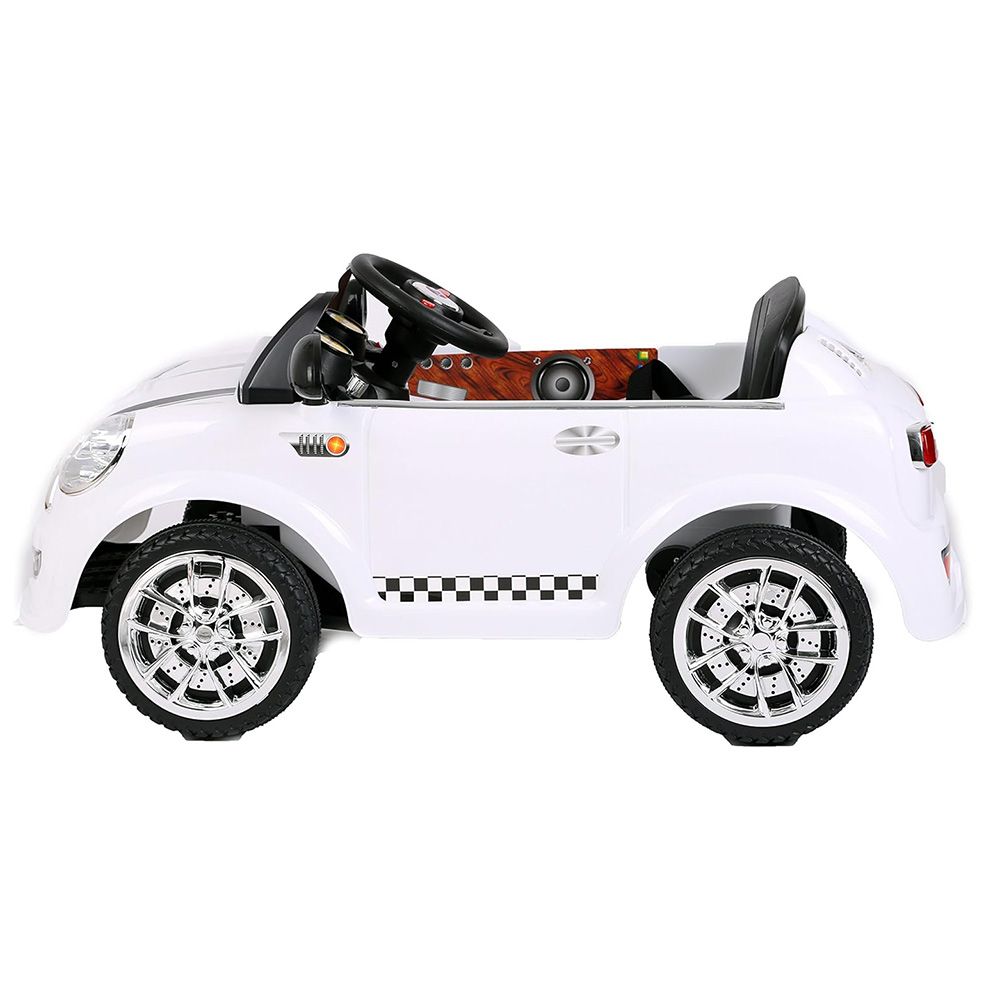 Factual Toys - Electric Ride-On Car - 6V - White