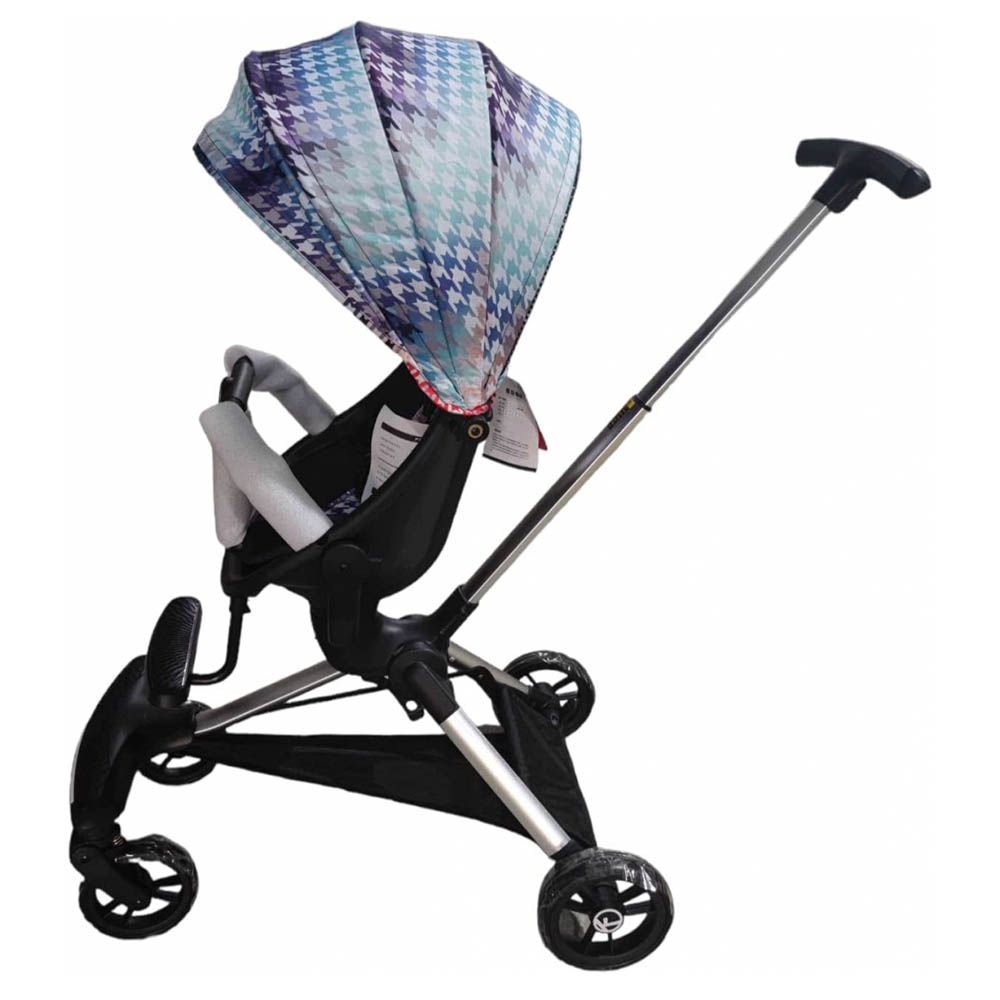 Factual Toys - Latest Design Traveller Stroller Rider - Light Blue