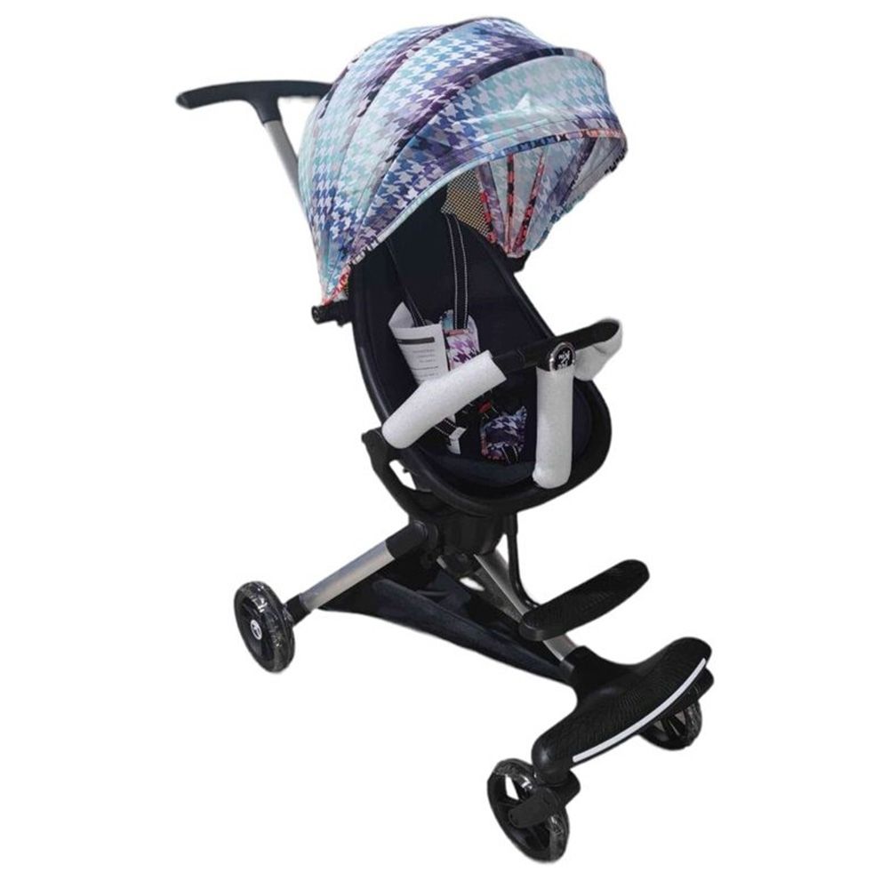 Factual Toys - Latest Design Traveller Stroller Rider - Light Blue