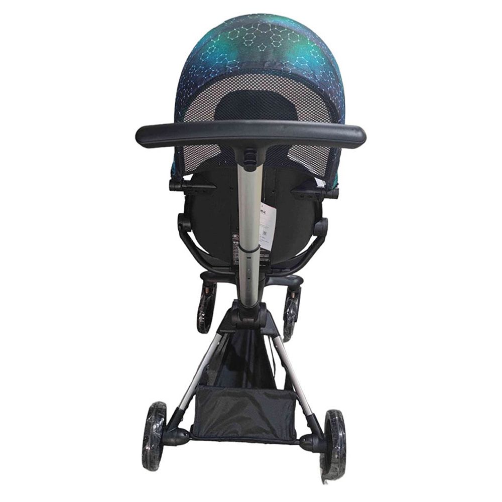 Factual Toys - Latest Design Traveller Stroller Rider - Dark Blue