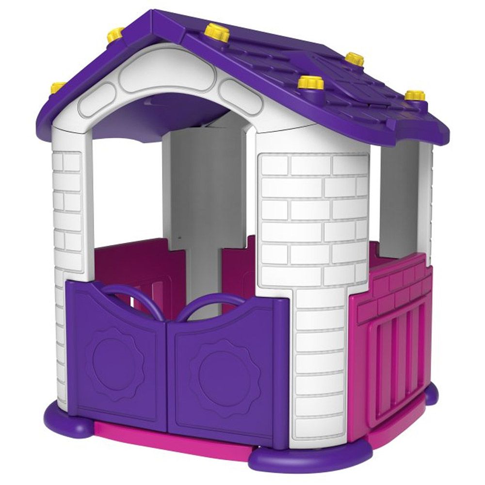 Factual Toys - Playhouse With Slide For Kids - Purple