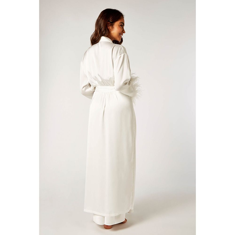 Blooming - Bridal Maxi Robe - Off-White