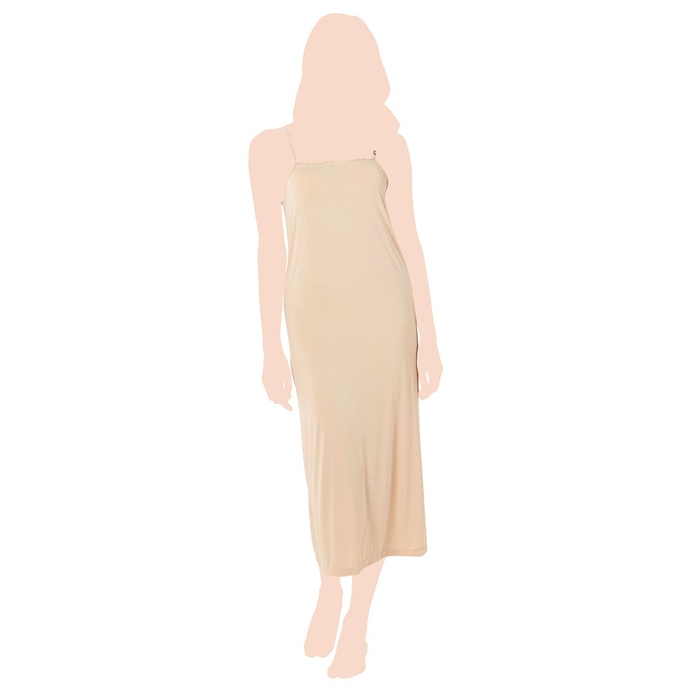 Blooming - Shoulder Strap Full Body Slip - Nude