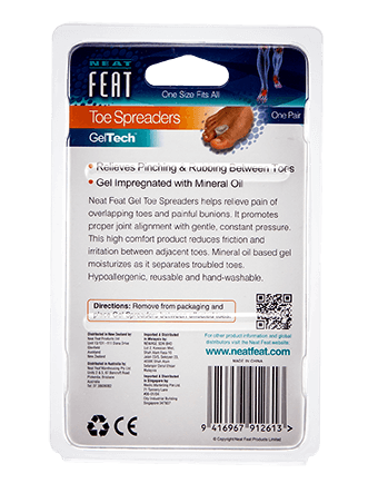 Neat Feat - Gel Toe Spreaders Toe Rubbing Prevention