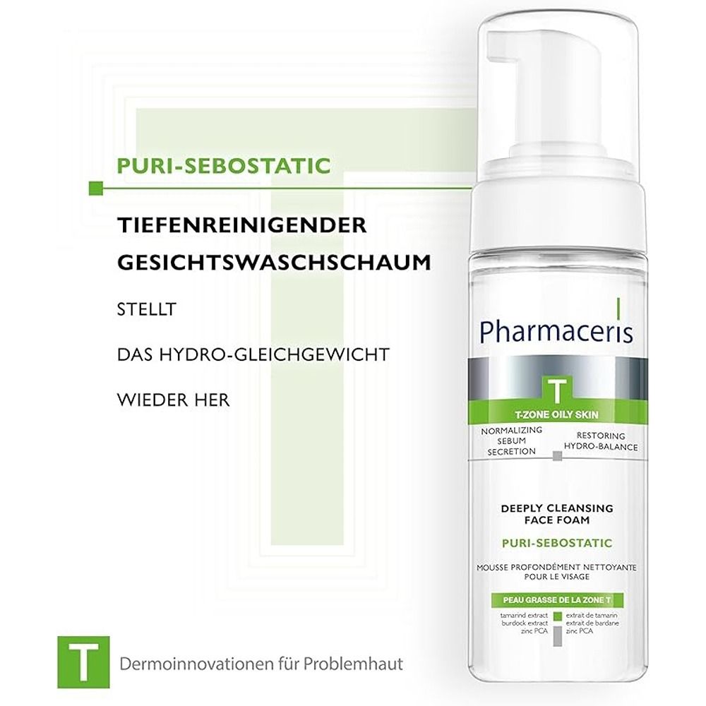 Pharmaceris - T Puri-Sebostatic Deeply Cleansing Face Foam - 150 ml