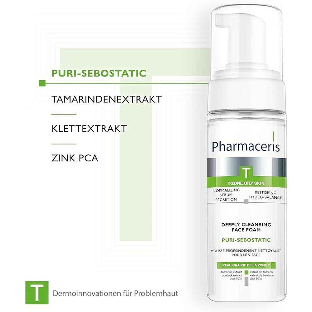 Pharmaceris - T Puri-Sebostatic Deeply Cleansing Face Foam - 150 ml