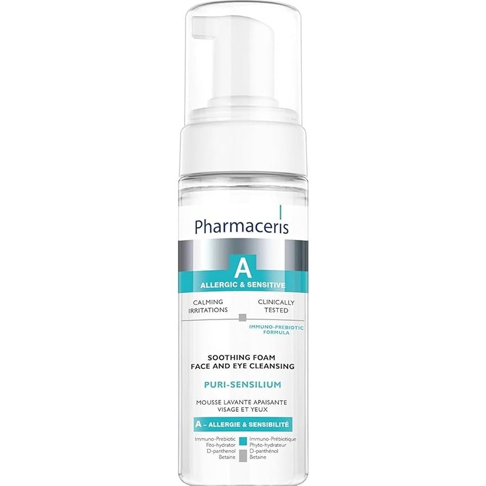 Pharmaceris - A Puri-Sensilium Face And Eye Cleansing Soothing Foam - 150 ml