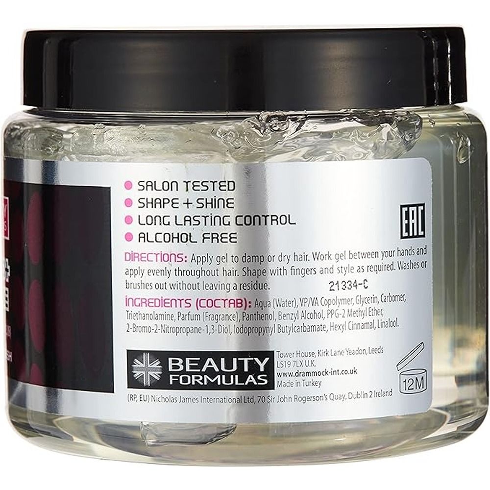 Beauty Formulas - Hair Styling Gel - Hold And Shine - 500 ml