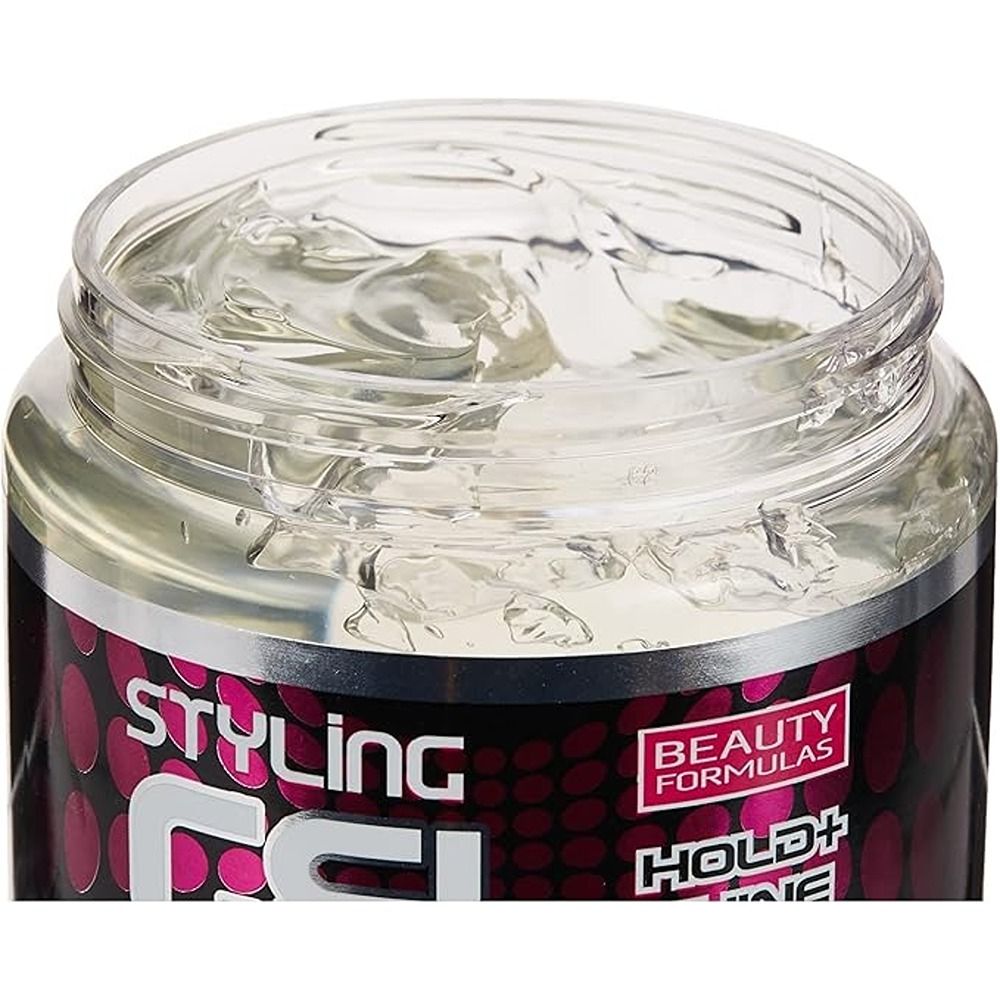 Beauty Formulas - Hair Styling Gel - Hold And Shine - 500 ml