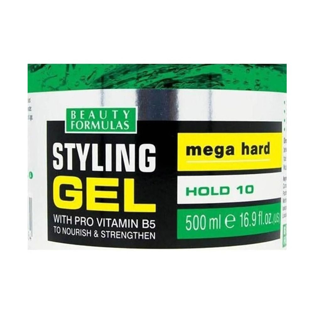 Beauty Formulas - Hair Styling Gel - Mega Hard - 500 ml