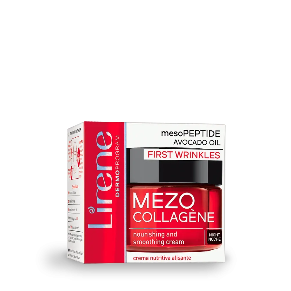 Lirene - Mezo Collagen Nourishing And Smoothing Night Cream - 50 ml