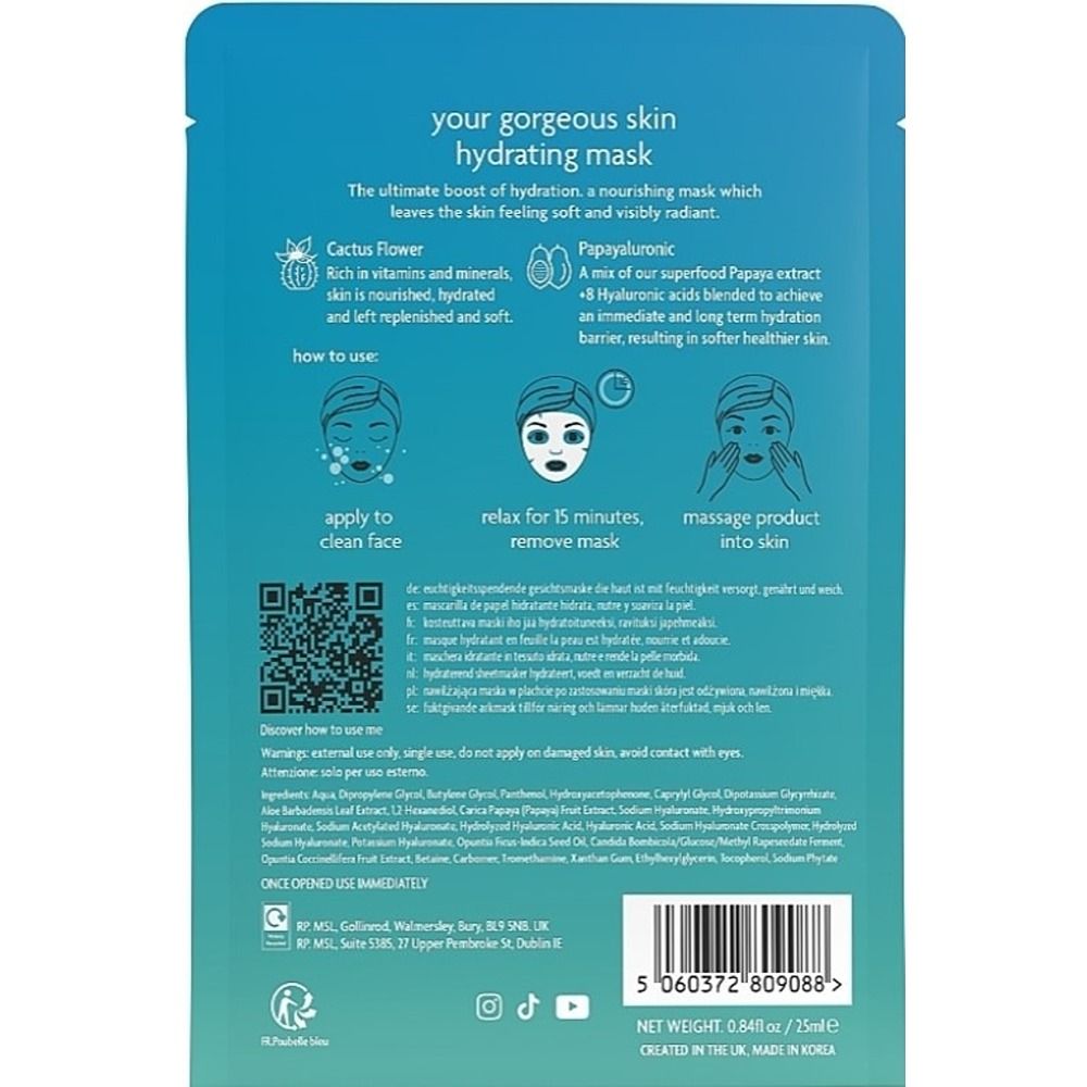 Dr. Pawpaw - Your Gorgeous Skin Hydrating Sheet Mask - 25 ml