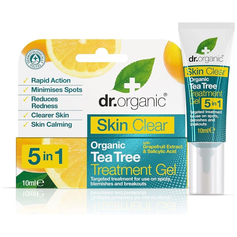 Dr. Organic - 5-In-1 Skin Clear Organic Tea Tree Treatment Gel - 10ml