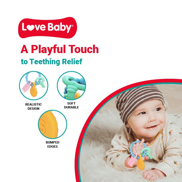 Love Baby - Soft Silicone Teether - Ring