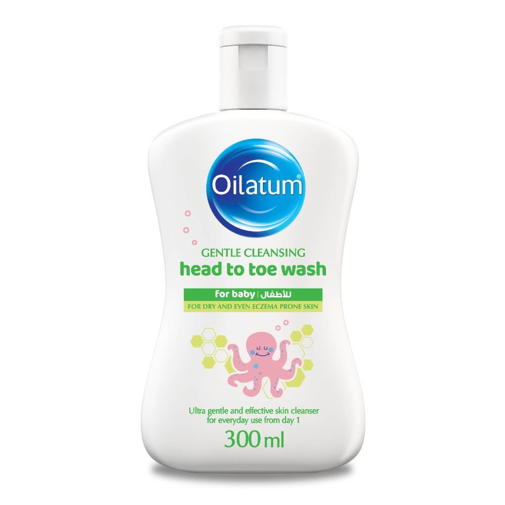 Oilatum - Baby Gentle Cleansing Head to Toe Wash - For Very Dry and Eczema Prone Skin 300ml