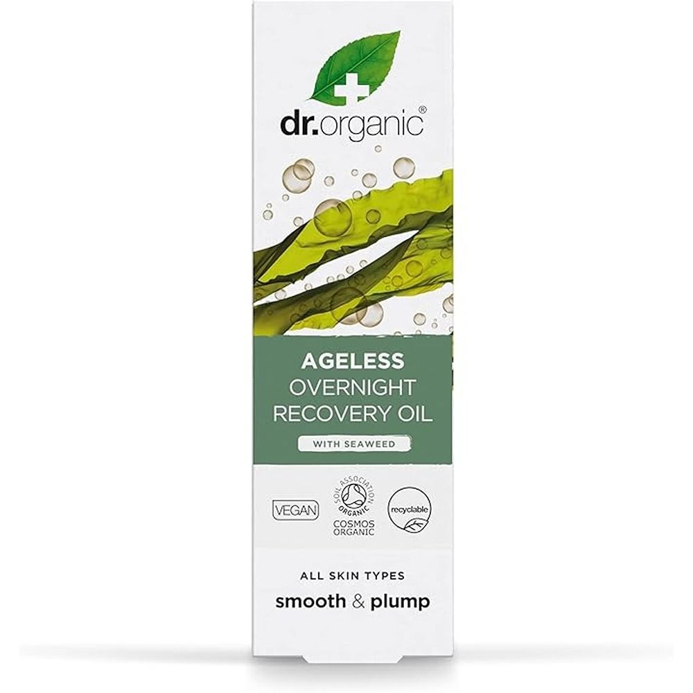 Dr. Organic - Ageless Overnight Recovery Oil With Seaweed - 30ml