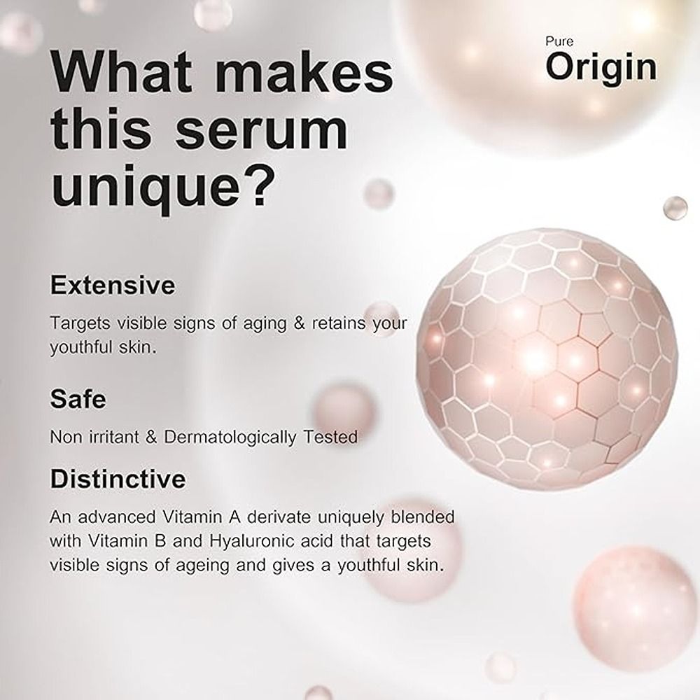 Pure Origin - Retinol 2% And HA Face Serum - 30ml