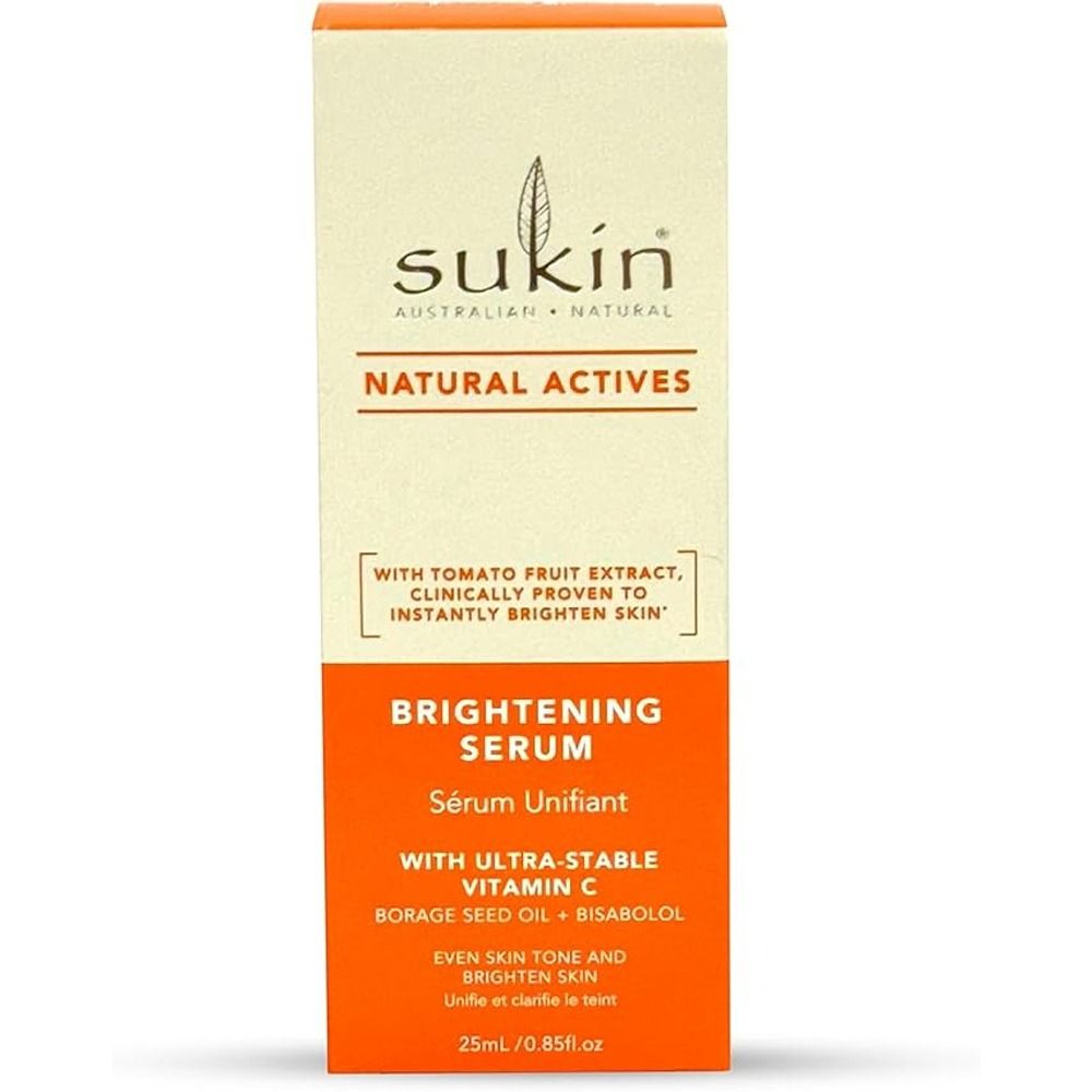 Sukin - Natural Actives Brightening Face Serum With Ultra Stable Vitamin C - 25ml