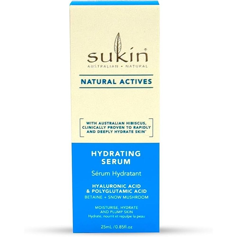 Sukin - Natural Actives Hydrating Face Serum With Hyaluronic Acid And Polyglutamic Acid - 25ml