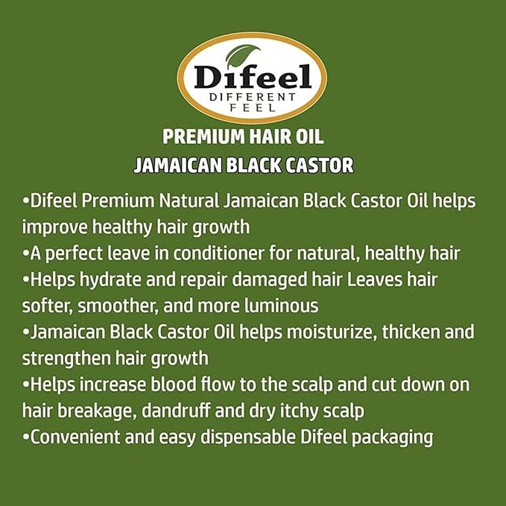 Difeel - Jamaican Black Castor Premium Hair Oil - 75 ml