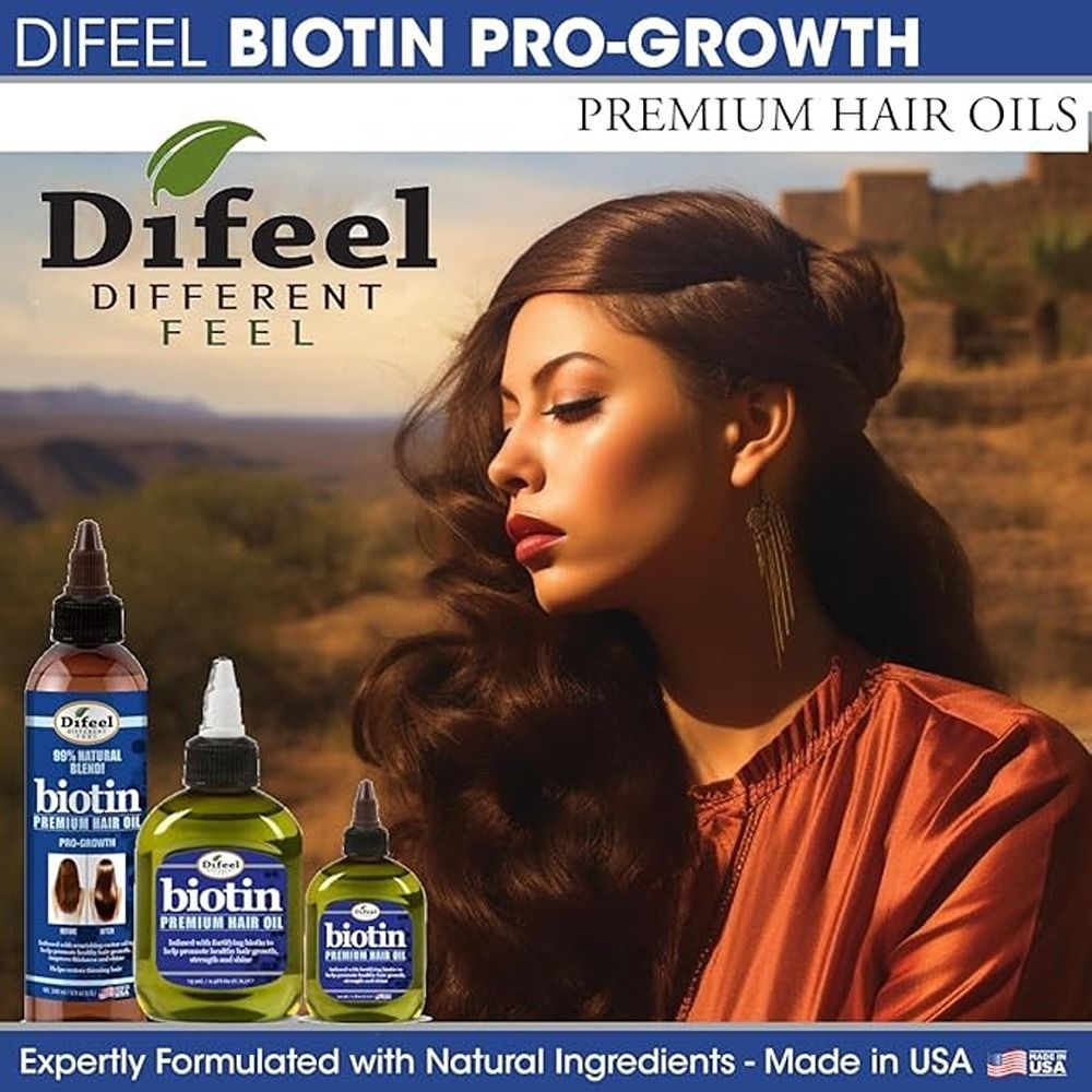 Difeel - Biotin Premium Hair Oil - 75 ml