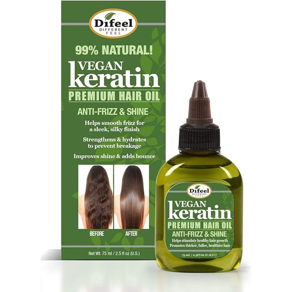 Difeel - Vegan Keratin Premium Hair Oil - 75 ml