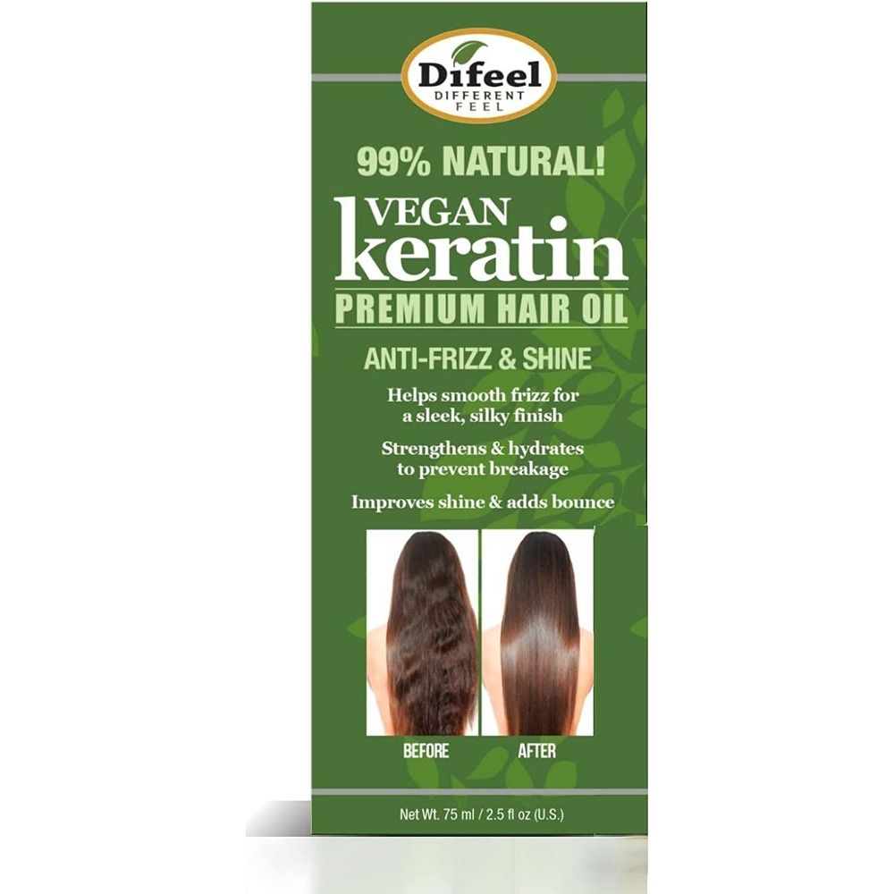 Difeel - Vegan Keratin Premium Hair Oil - 75 ml