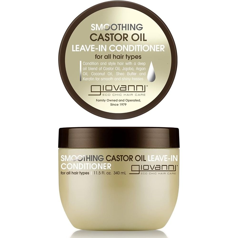 Giovanni - Smoothing Castor Oil Leave-In Conditioner - 340 ml