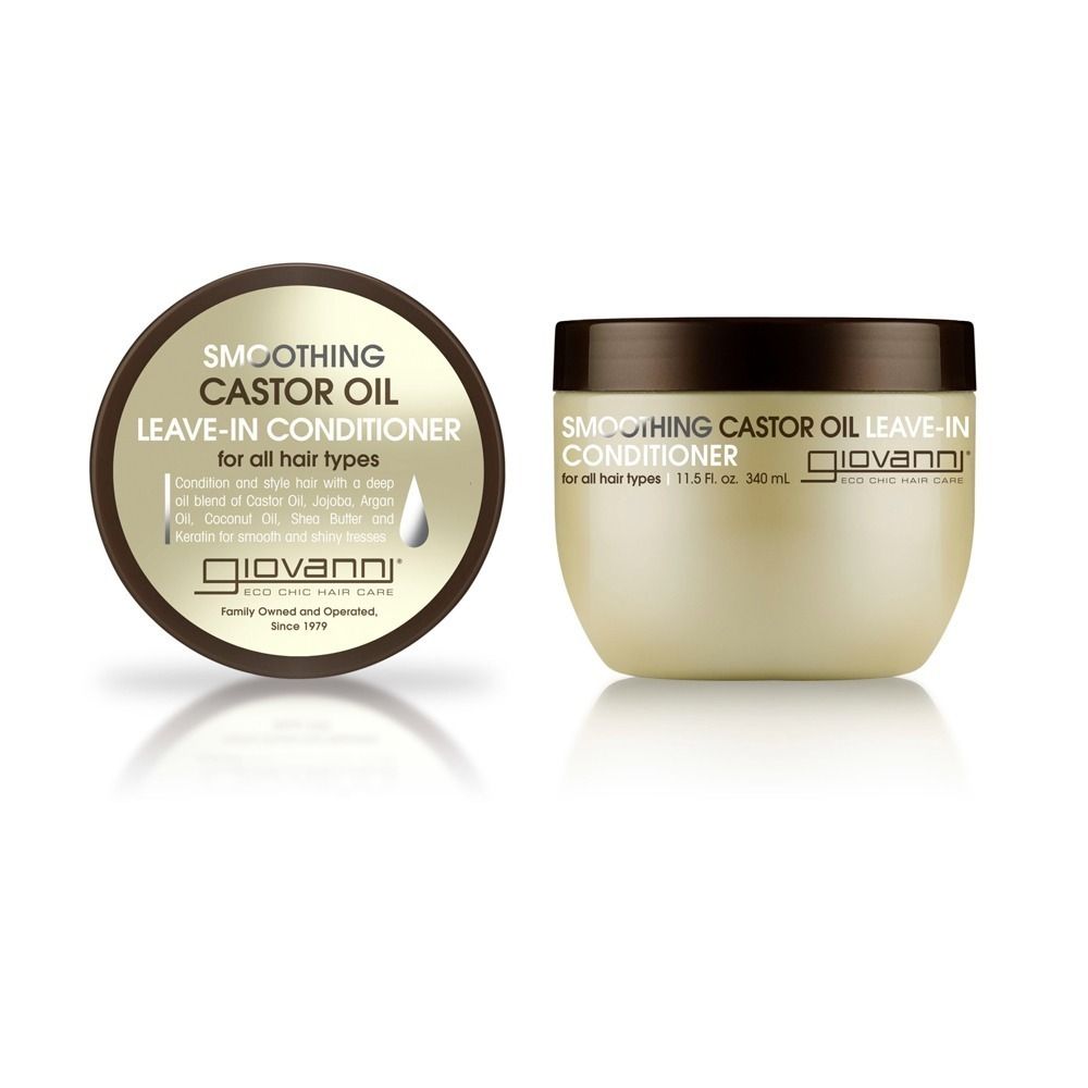 Giovanni - Smoothing Castor Oil Leave-In Conditioner - 340 ml