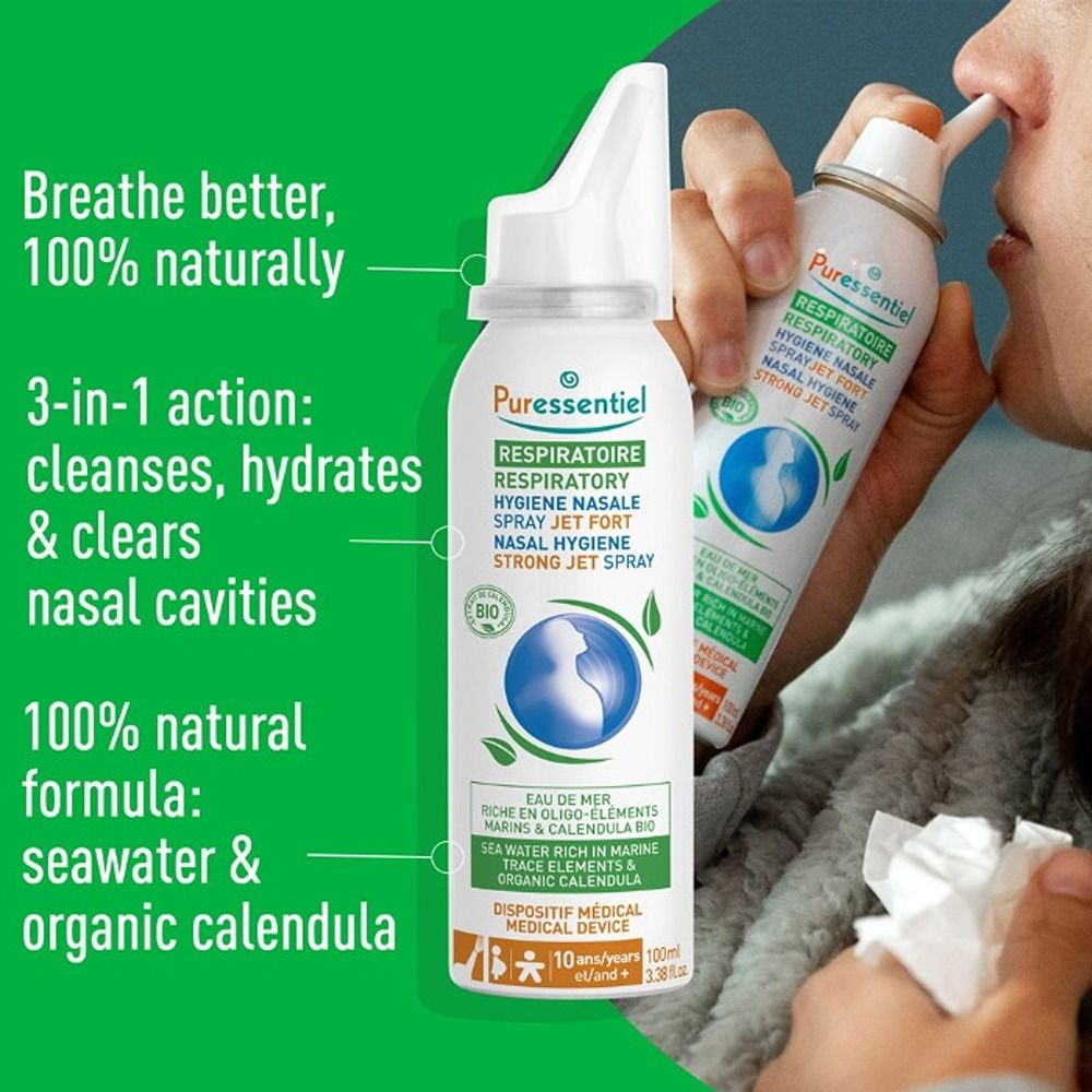 Puressentiel - Kids Nasal Hygiene Strong Jet Spray - 100 ml