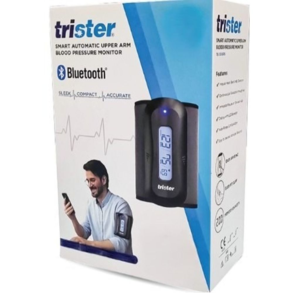 Trister - Smart Upper Arm Blood Pressure Monitor TS 330BPS - Grey