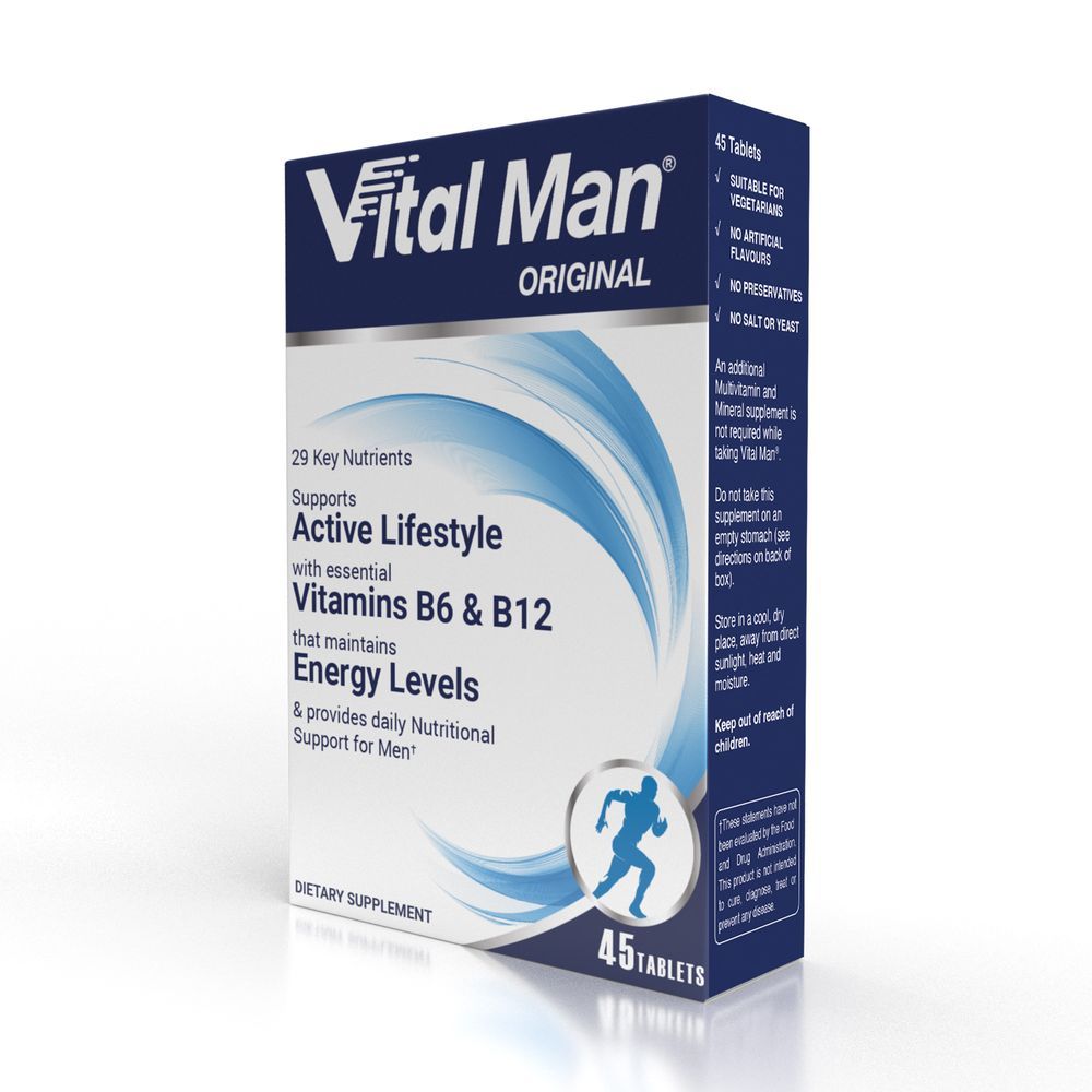 Vital Healthcare - Vital Man Original Dietary Supplement Tablets - 45's