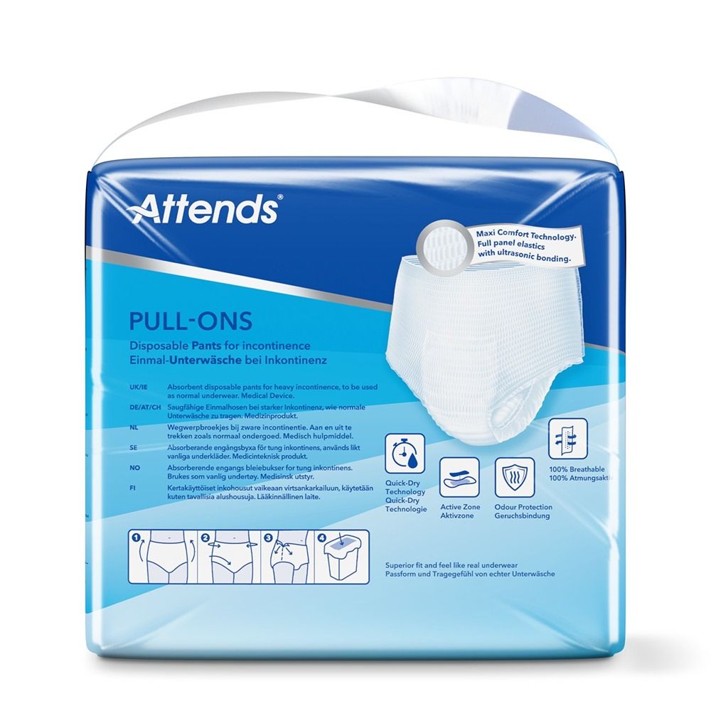 Attends - Feel Pull-Ons Disposable Incontinence Pants 10 - L - 14 Pcs