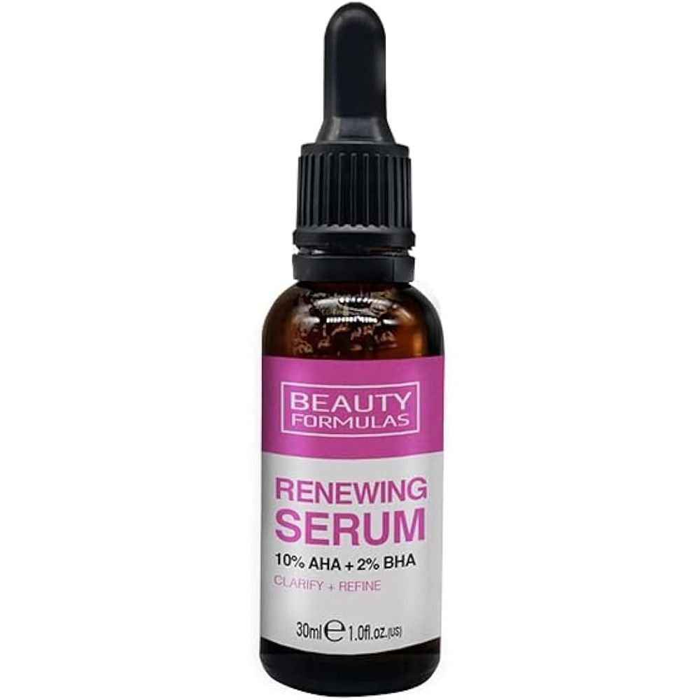 Beauty Formulas - 10% AHA And 2% BHA Renewing Face Serum - 30 ml