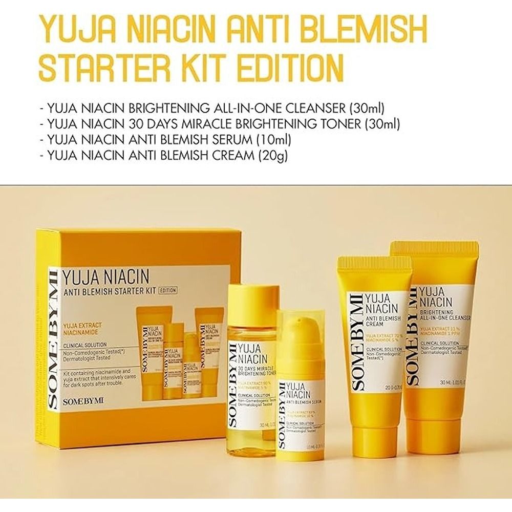 Some By Mi - Yuja Niacin Anti-Blemish Skin Care Starter Kit