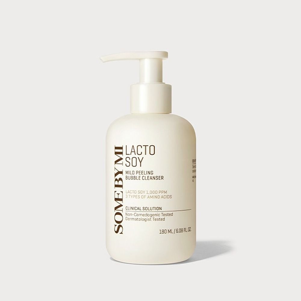 Some By Mi - Lacto Soy Mild Bubble Peeling Skin Cleanser - 180ml