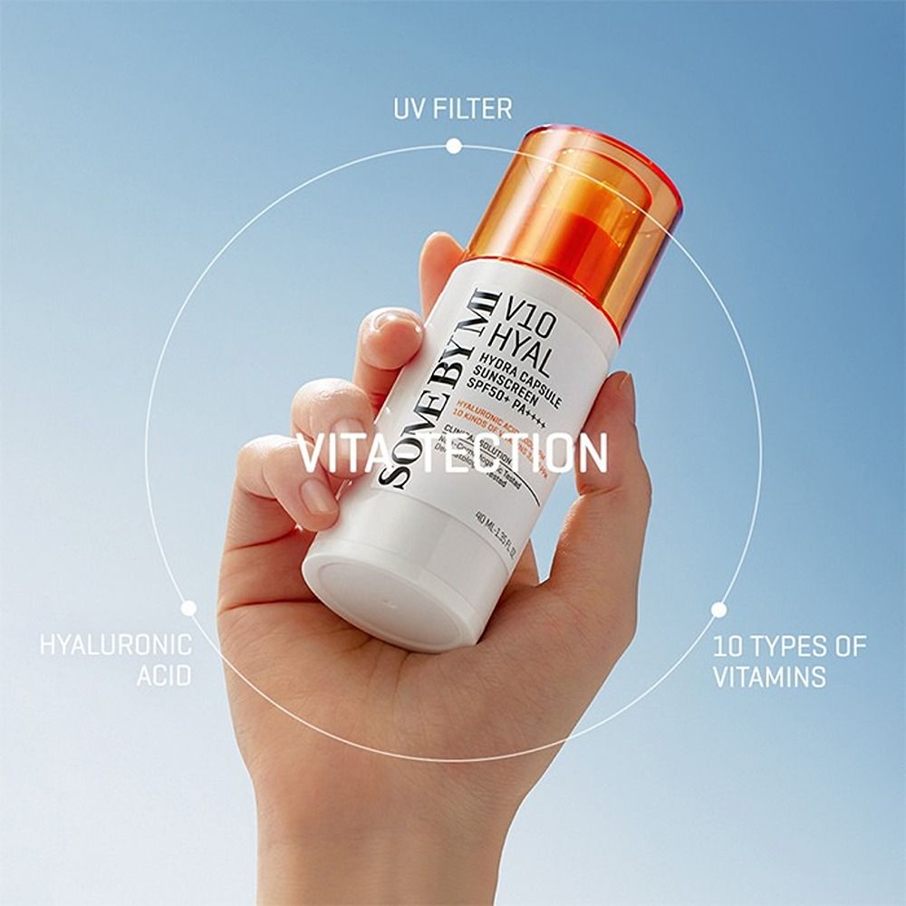 Some By Mi - V10 HYAL SPF50 Hydra Capsule Sunscreen - 40ml