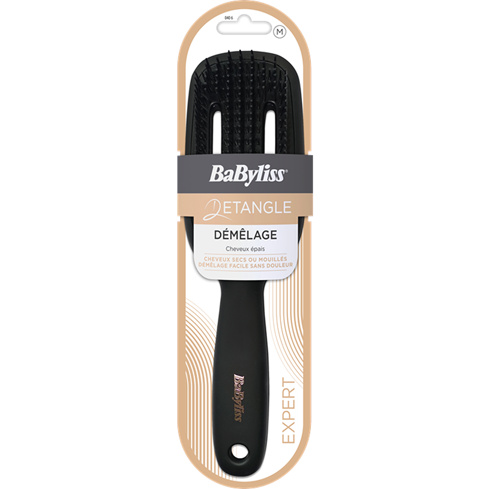 BaByliss - Detangle Thick Hair Brush With Soft Bristle