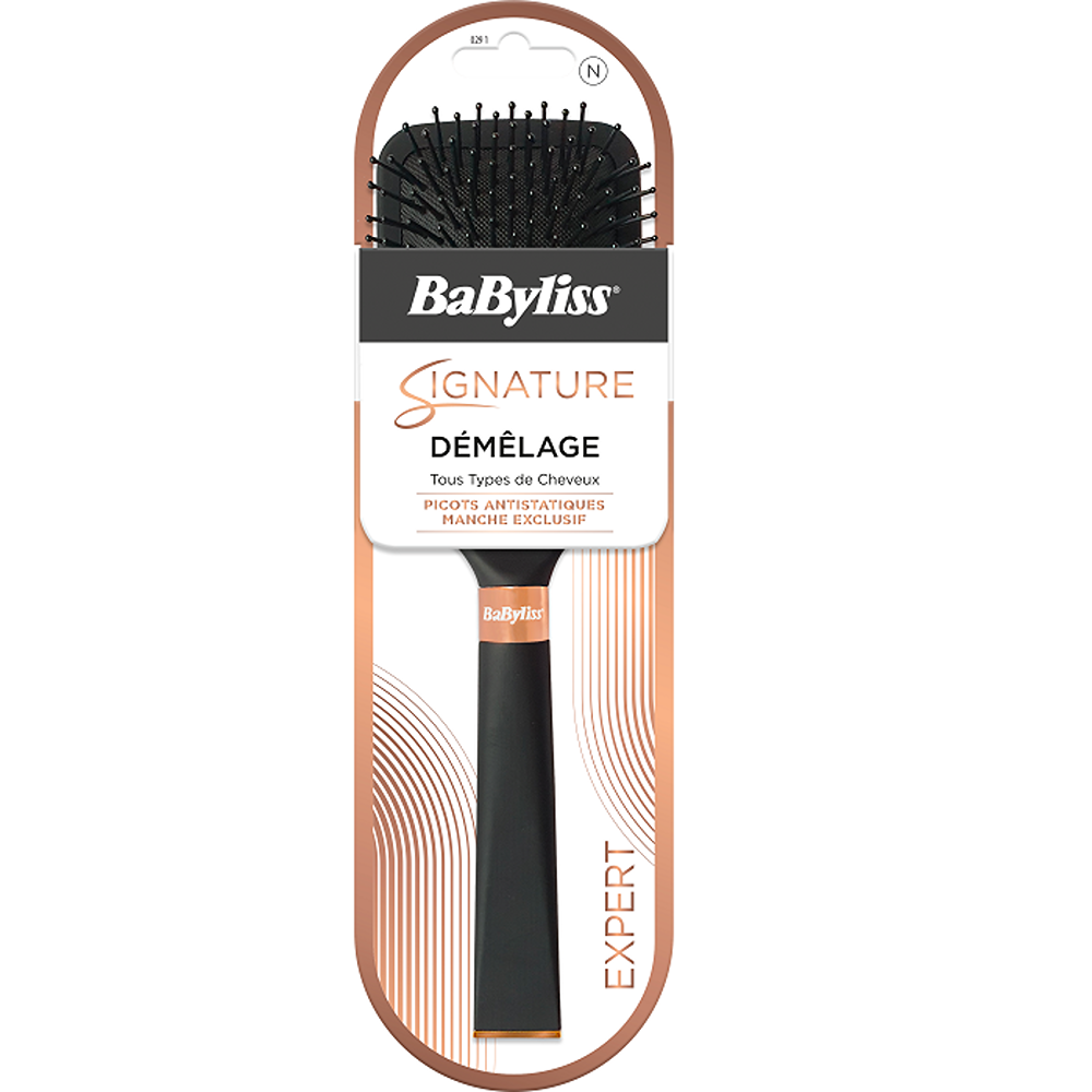 BaByliss - Signature Paddle Hair Brush With Soft Bristle