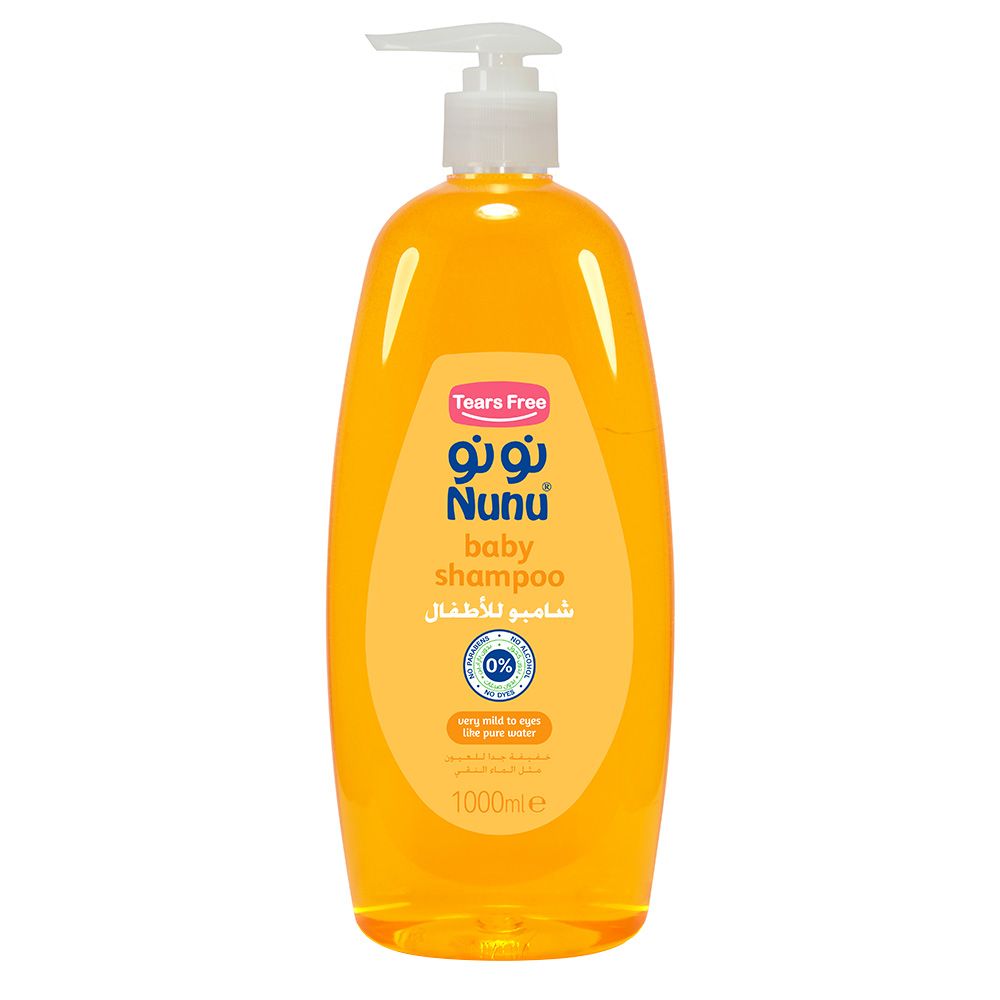 Nunu - Baby Shampoo With Pump - 1000 ml