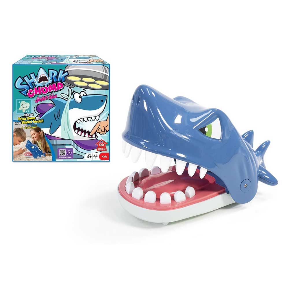 Toy School - Shark Chomp Game - Blue