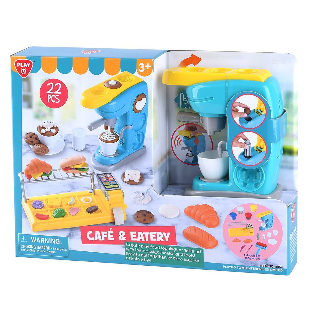 PlayGo - Cafe & Eatery kitchen Toy Set - 22 Pcs